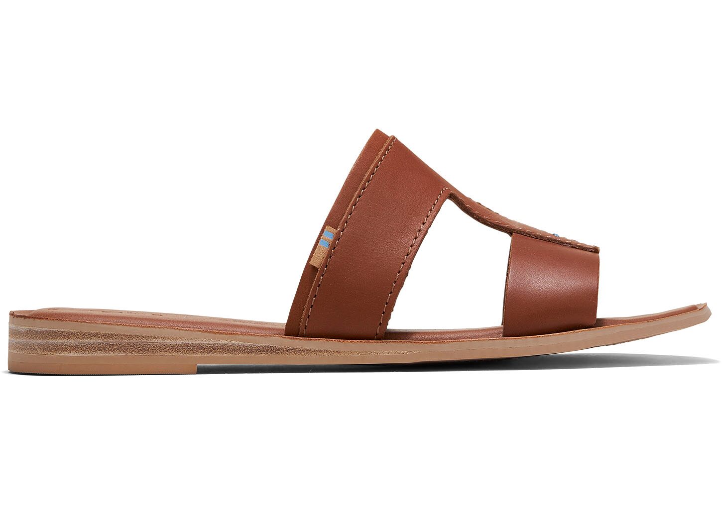 Toms Seacliff Vegetable Tanned Leather - Womens Sandals - Brown - NZ - 874365HER